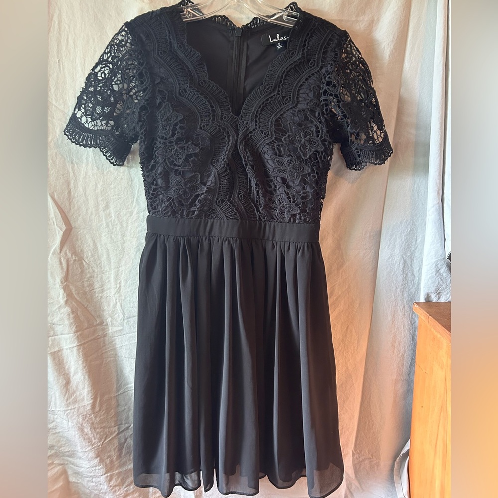 Formal black dress